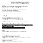 Menu restauracji w wersji angielskiej