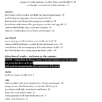Menu restauracji w wersji angielskiej